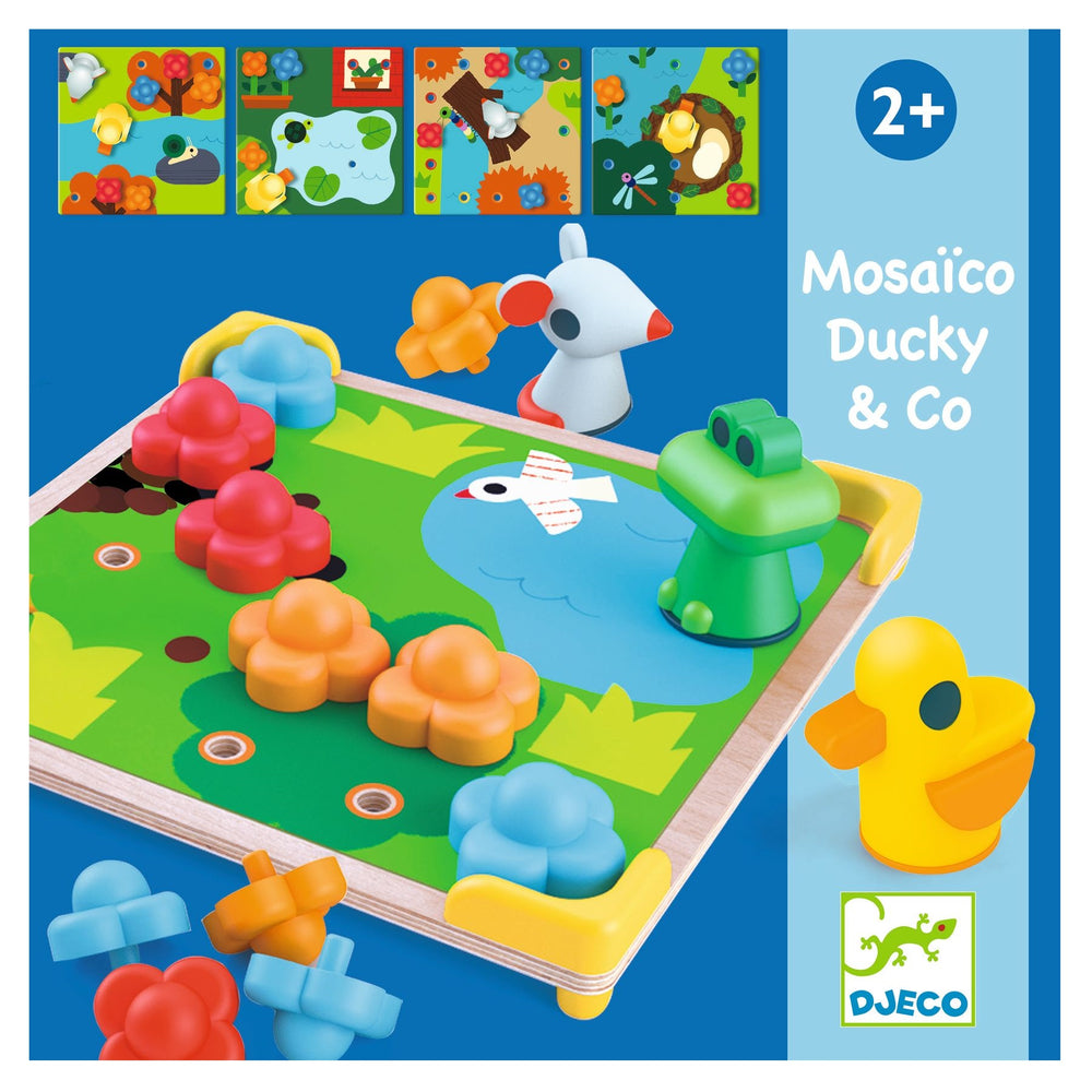 Mozaika Ducky&Co Djeco - Kolorowe obrazki - tablude.com