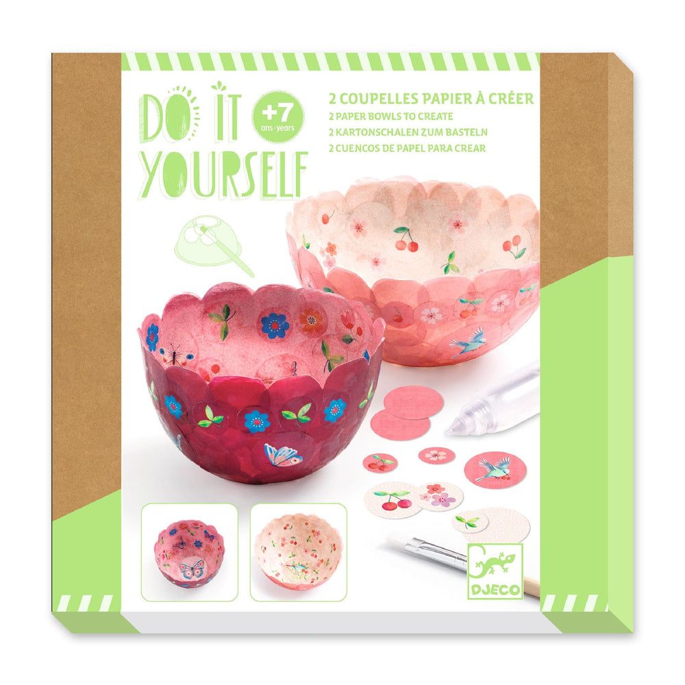 Do it yourself - Papierbecher rosa - tablude.com