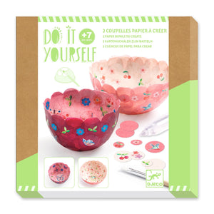 Do it yourself - Papierbecher rosa - tablude.com