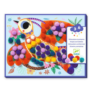 Kunstset – Bilder aus Pompons Vögel - tablude.com