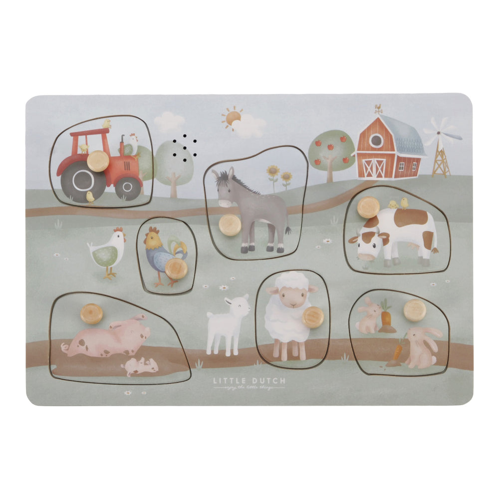 Geräuschpuzzle – Little Farm - tablude.com