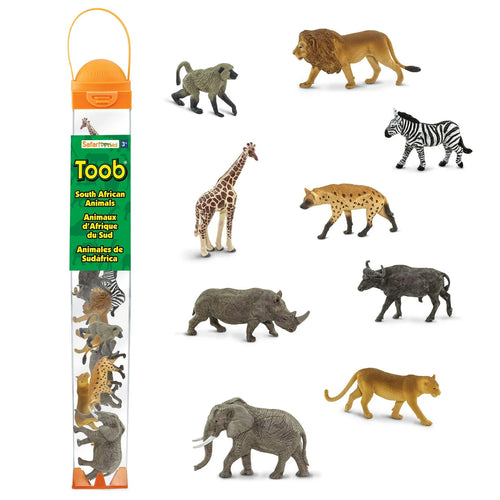 Figurenset in einer Tube TOOB – Tiere Südafrikas - tablude.com