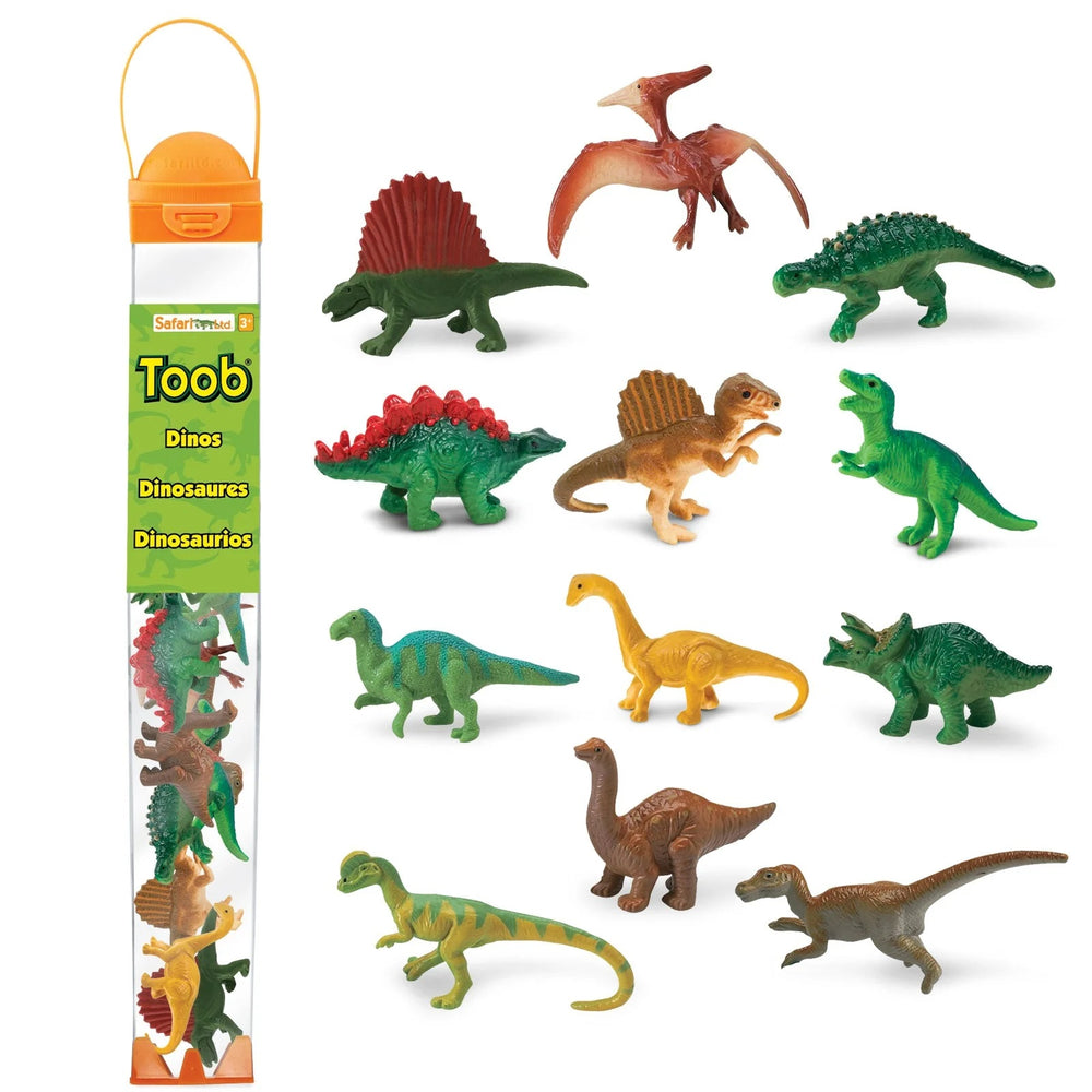 Figurenset in einer Tube TOOB – Dinosaurier - tablude.com