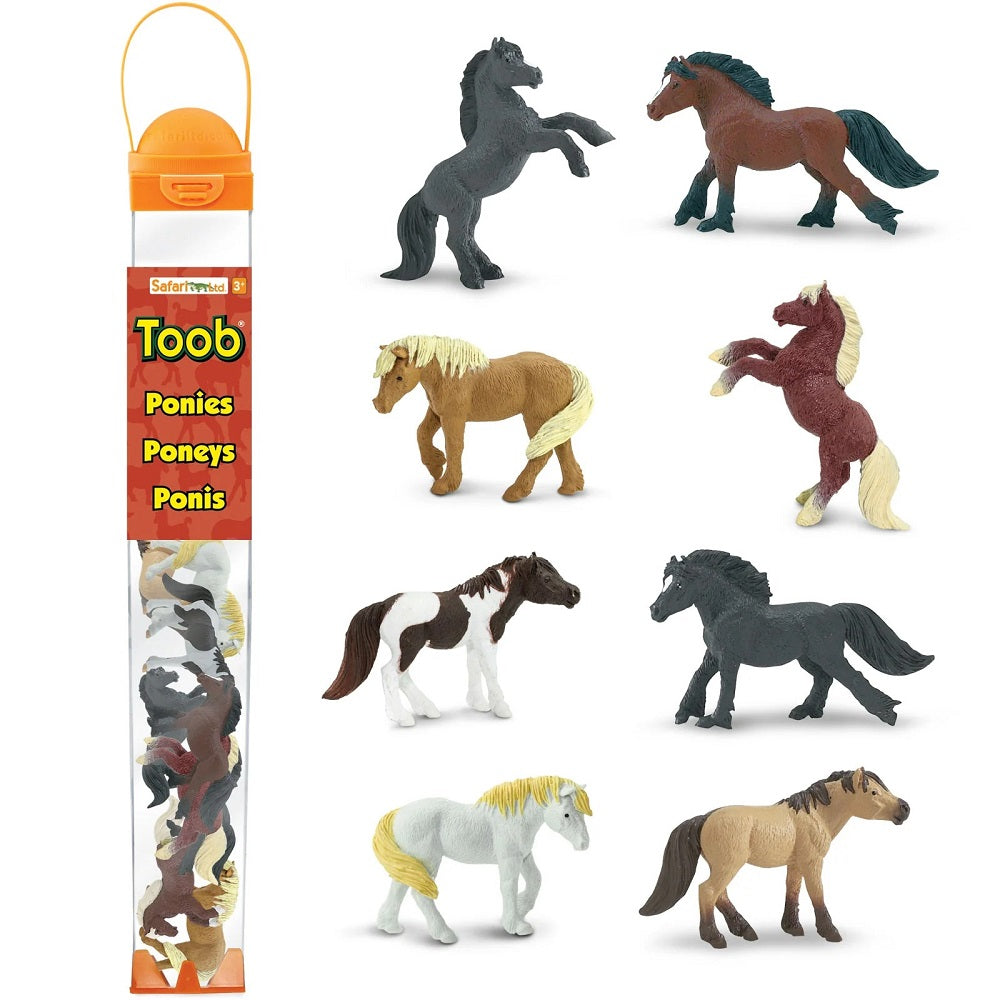 Figurenset in einer Tube TOOB - Ponys - tablude.com