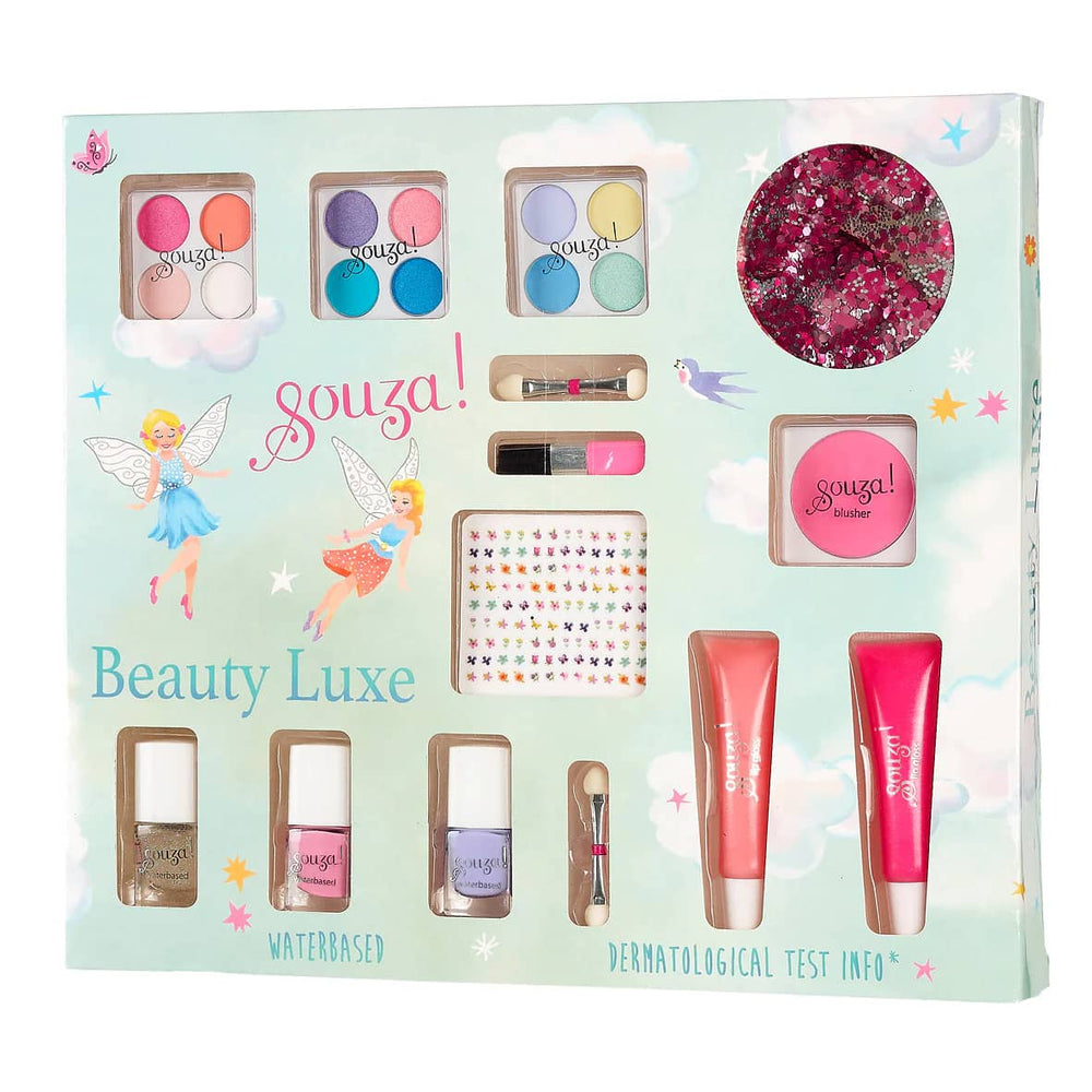 Make-up-Kosmetik für Kinder, großes Set mit 21 Teilen, Luxe