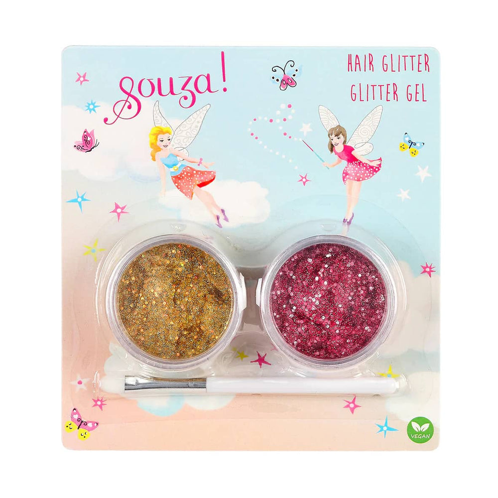 Haarglitter für Kinder, 2 Stück