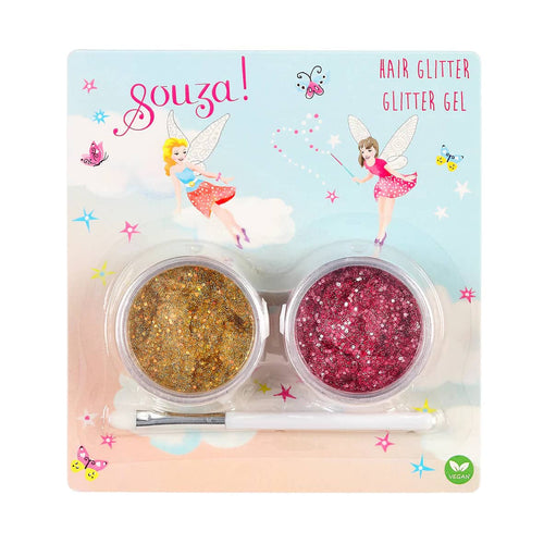 Haarglitter für Kinder, 2 Stück