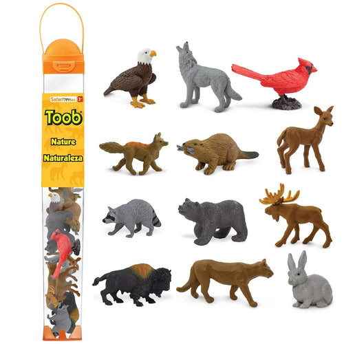 Figurenset in einer TOOB-Röhre – Waldbewohner - tablude.com