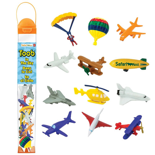 Figurenset in einer TOOB-Röhre – In der Luft - tablude.com