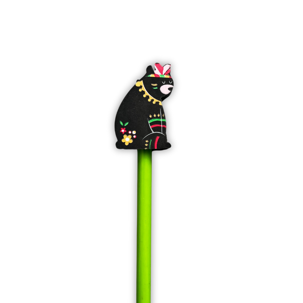 Bleistift mit Radiergummi – Bär - tablude.com