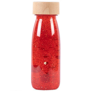 Butelka sensoryczna FLOAT Petit Boum - Czerwona - tablude.com