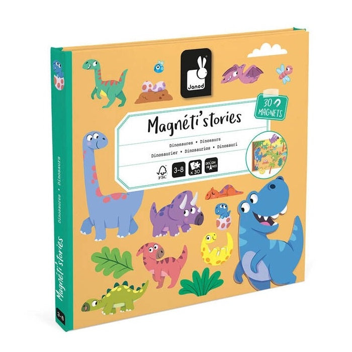 Magnetisches Puzzle Magneti'stories – Dinosaurier - tablude.com