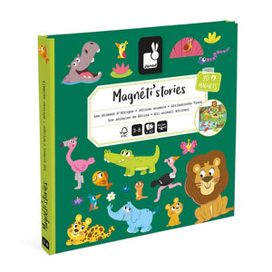 Magnetisches Puzzle Magneti'stories – Afrikanische Tiere - tablude.com