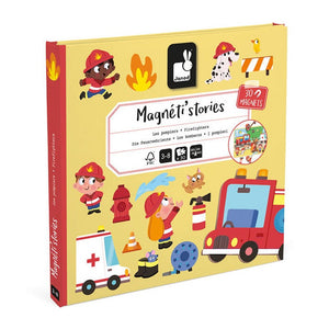 Magnetisches Puzzle Magneti'stories – Feuerwehrleute - tablude.com