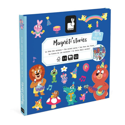 Magnetisches Puzzle Magneti'stories – Party im Wald - tablude.com