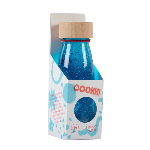 Sensorische Flasche FLOAT – Blau - tablude.com