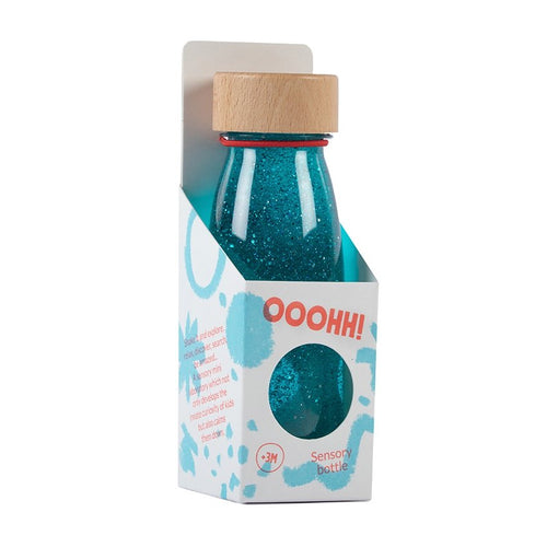 Sensorische Flasche FLOAT – Türkis - tablude.com