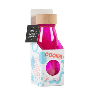 Sensorische Flasche FLOAT – Neonrosa - tablude.com