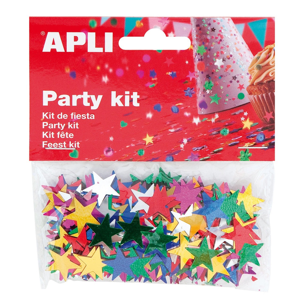 Konfetti-Sterne – verschiedene Farben - tablude.com