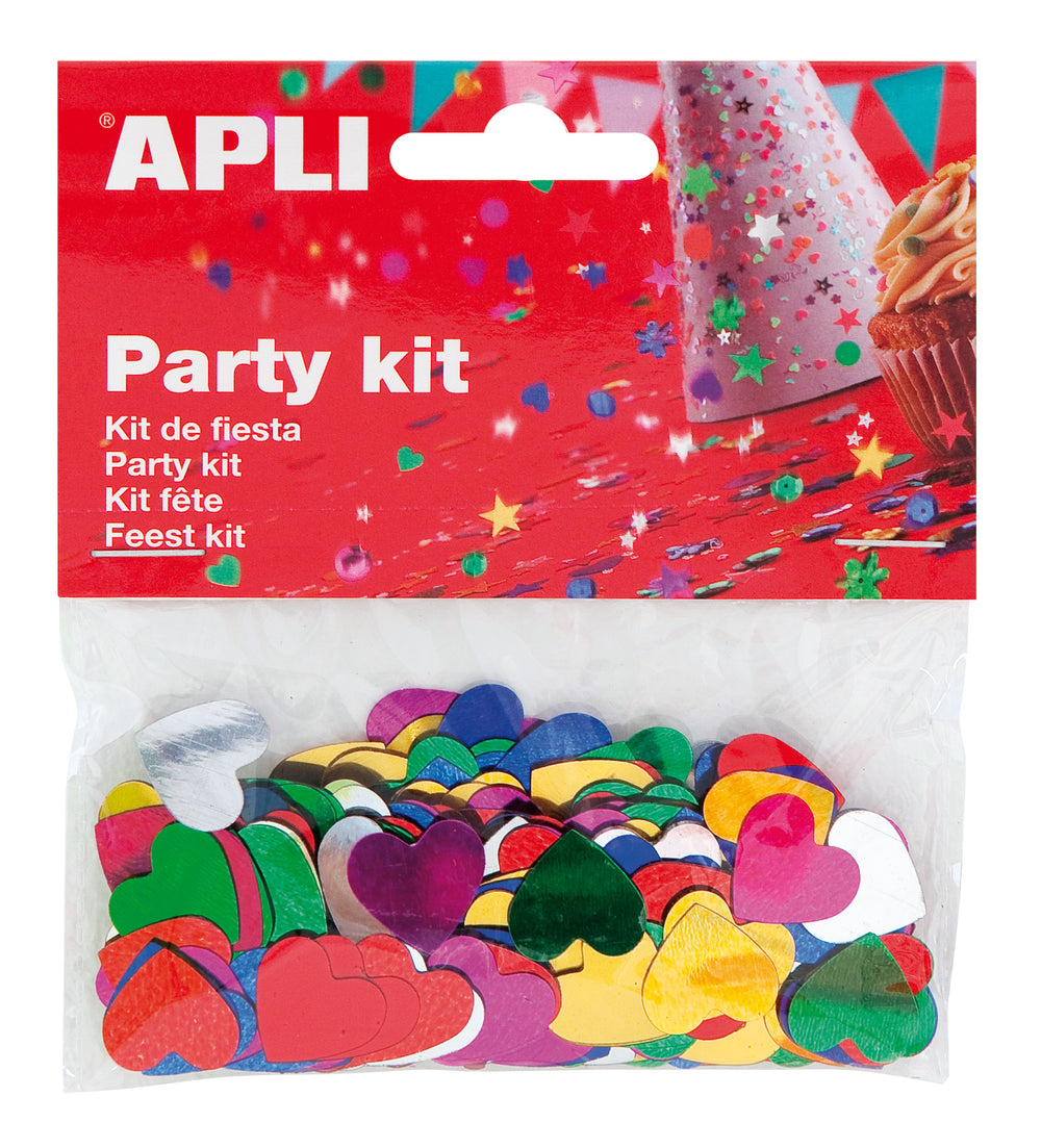 Konfetti-Herzen – verschiedene Farben - tablude.com