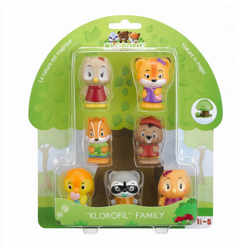 Zwierzątka Klorofil - zestaw 7 figurek - tablude.com