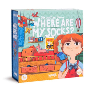 Beobachtungsspiel – Where are my socks? - tablude.com