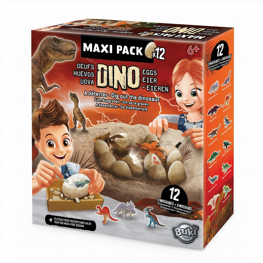Mega-Packung Dinosaurier-Eier - 12 Stück - tablude.com