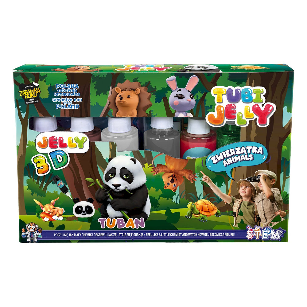 Tubi Jelly Set 6 Farben – Tiere