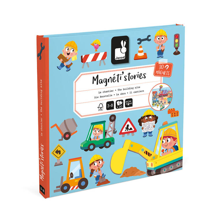 Magnetisches Puzzle Magneti'stories – Baustelle - tablude.com