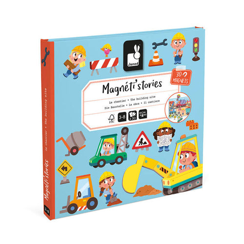 Magnetisches Puzzle Magneti'stories – Baustelle - tablude.com