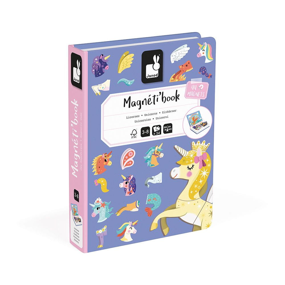 Magnetisches Puzzle Magnetibook – Einhörner - tablude.com