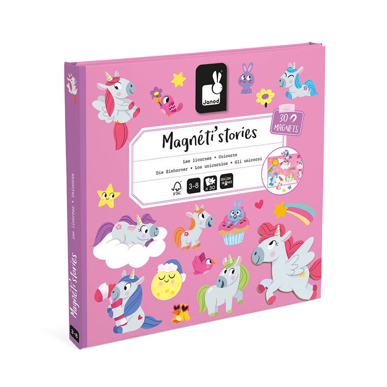 Magnetisches Puzzle Magneti'stories – Einhörner - tablude.com