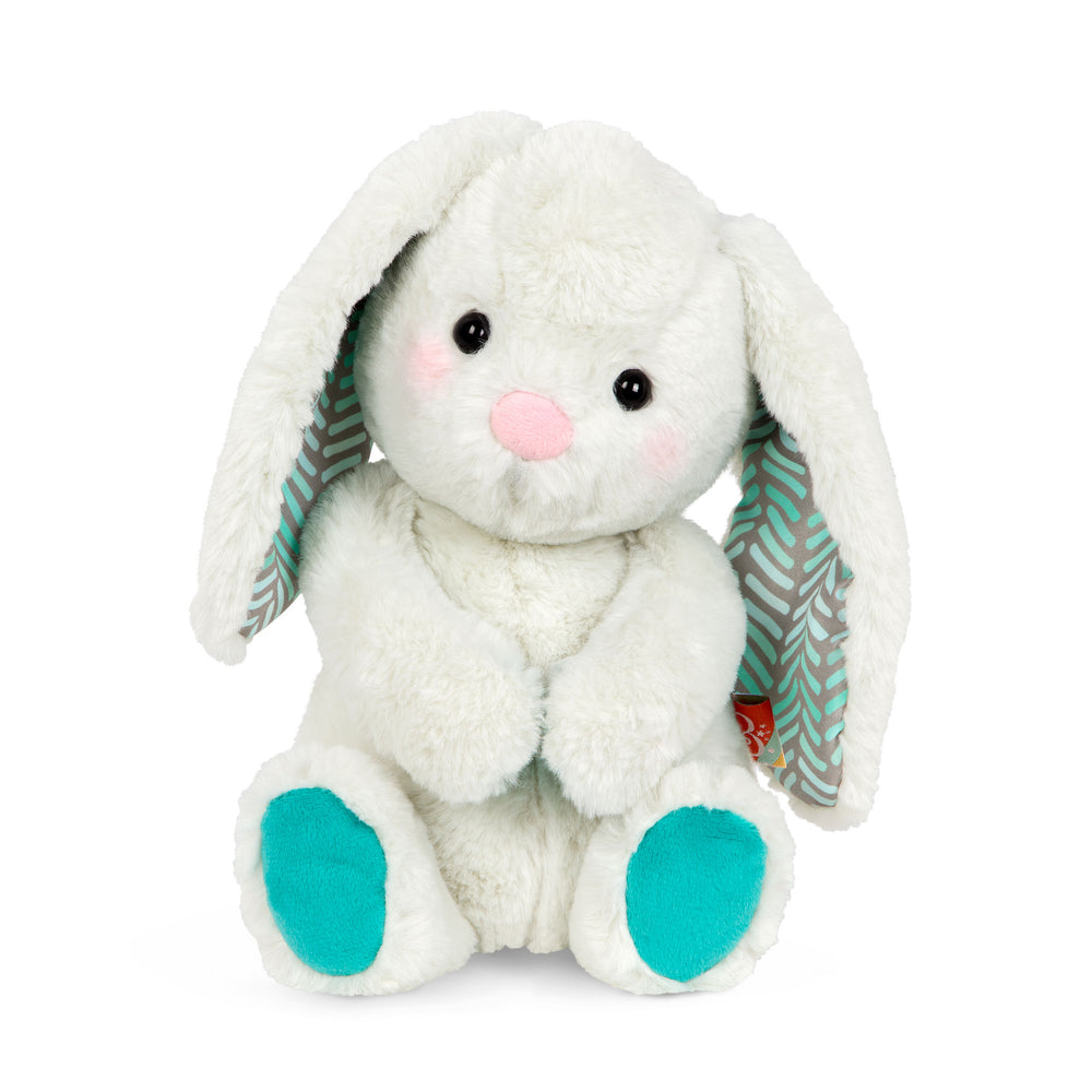 Pluszowy króliczek HappyHues B. Toys - Mint Bunny - tablude.com