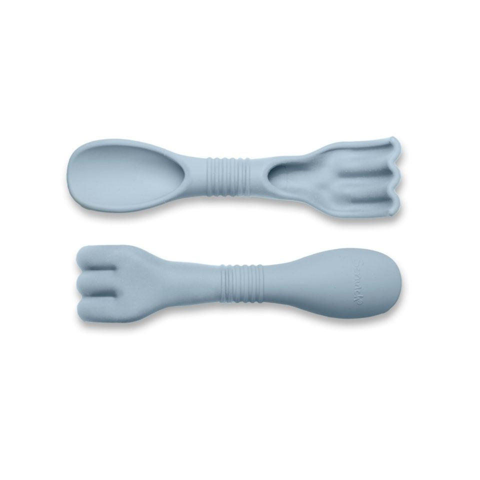 Harke und Schaufel 2in1 – Hellblau - tablude.com