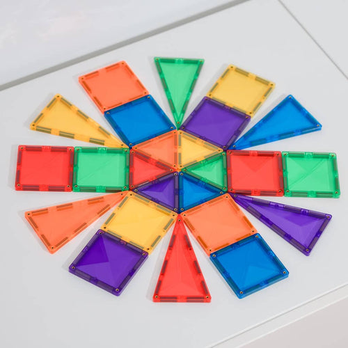 Magnetbausteine – Regenbogen-Mini-Set 24 Teile - tablude.com