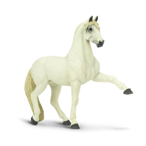 Figur – Andalusischer Hengst, weißes Pferd - tablude.com