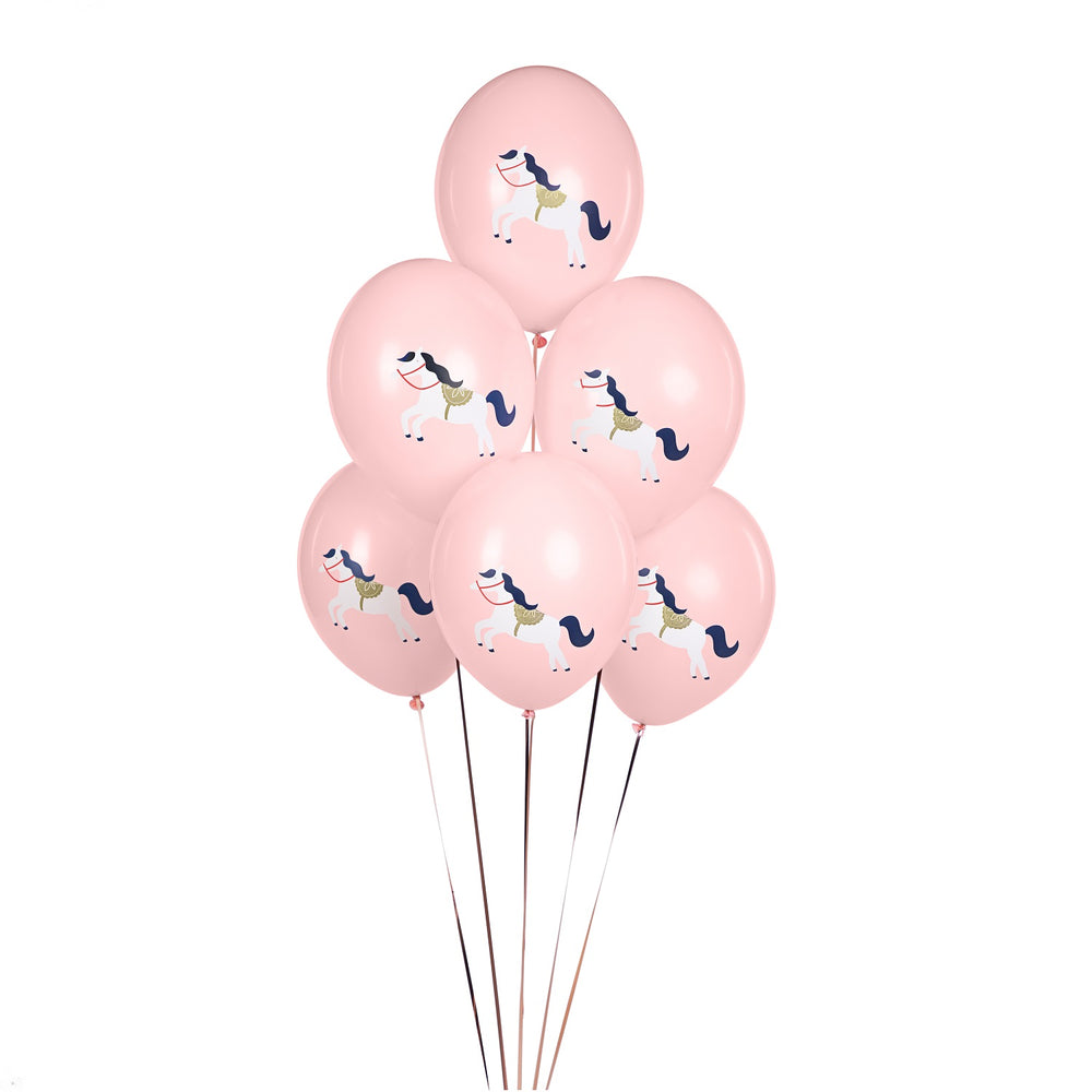 Ballons, 6 Stück – Pferdchen, 30 cm