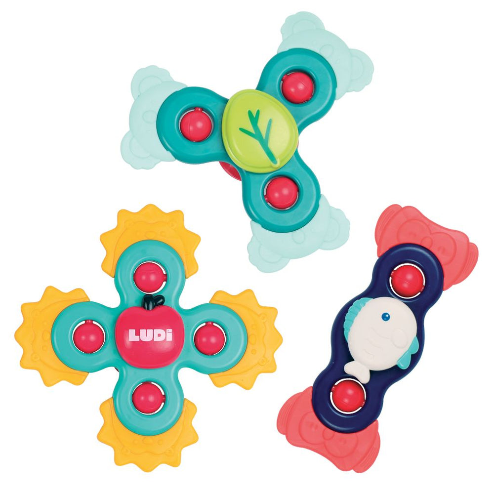 Drehbare Saugnäpfe – Sensorische Spinner - tablude.com