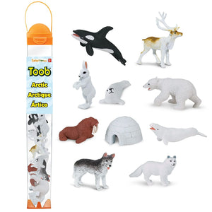 Figurenset in einer Tube TOOB – Tiere der Arktis - tablude.com
