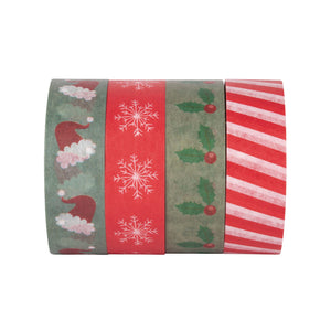 Dekobänder – Christmas 4 Stück - tablude.com