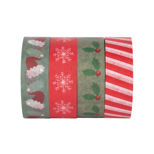 Dekobänder – Christmas 4 Stück - tablude.com