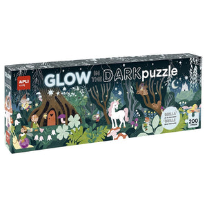 Im Dunkeln leuchtende Puzzles – Magischer Wald 6+ - tablude.com
