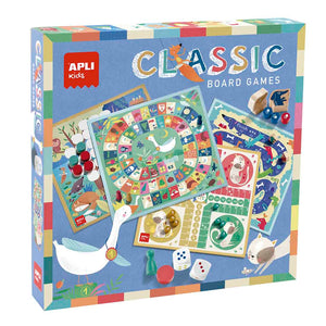 Set mit klassischen Brettspielen 4in1 - tablude.com