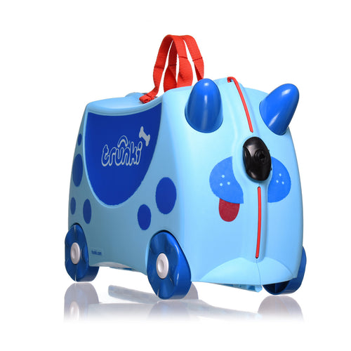 Kinderkoffer – Blauer Hund
