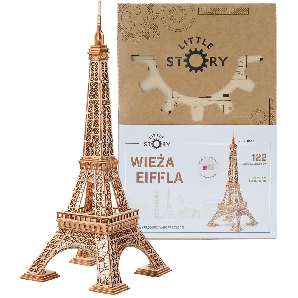 Holzpuzzle 3D-Modell – Eiffelturm