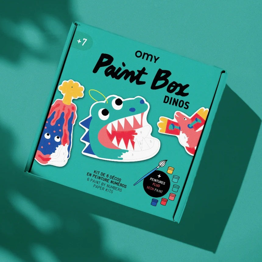 Set mit nummerierten Malvorlagen – Dinosaurier - tablude.com
