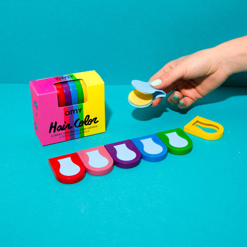 Abwaschbare Haarfarbe – 6 Stück - tablude.com