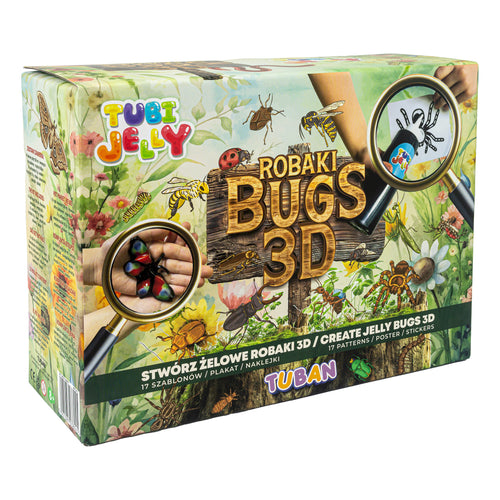 Set Tubi Jelly 6 Farben + kleines Aquarium – Würmer