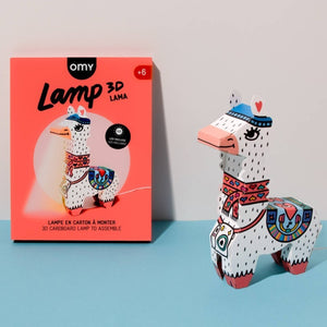 Kreativset DIY 3D-Lampe – Lama - tablude.com