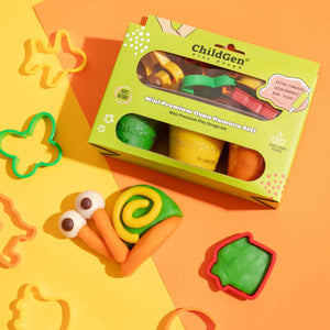 Kreativset, 100 % natürliche Knete und 8 Formen – Kleiner Künstler - tablude.com